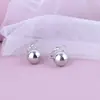Joyería de moda de Corea del Sur pendientes de bola creativos simples exquisitos pendientes temperamento europeo y americano red influencers con mujeres