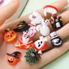 Acessórios de Joias de Resina para Halloween Abóbora Fantasma DIY Capa de Celular Grampo de Cabelo Chaveiro Brincos Material Engraçado