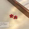 Aretes Retro Simples de Cártamo Sentido del Diseño Pequeños Transfronterizos Moda Europea y Americana Personalidad para Mujer Combinan con Todo Aretes Elegantes Aretes