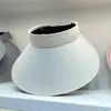 Chapéu de Sol Novo da Moda de Verão, Chapéu com Topo Vazio, Chapéu de Sol Anti-UV, Chapéu de Proteção Solar Feminino para Uso Externo com Aba Larga Que Faz o Rosto Parecer Menor
