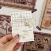 Presilha Fofa de Cabelo Xadrez de Cachorrinho Estilo Coreano com Franja Lateral Doce para Meninas, Acessório de Cabelo Versátil de Bico de Pato