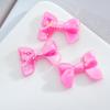 Cor de banho AB acrílico imitação laço cor sólida contas furo reto contas soltas joias DIY colar grampo de cabelo material para contas