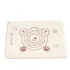 Tapete de Silicona Antibacteriano, Tapete Engrosado para Amasar, Tapete Enrollable de Grado Alimenticio, Tapete Grande para Hornear y Amasar en la Cocina del Hogar
