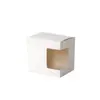 Fabricantes Podem Imprimir e Transferir por Calor Caixa de Presente de Papel Branca Especial para Caneca Embalagem de Cartão Branco Atacado