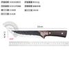 Cuchillo forjado a mano Cuchillo de cocina de acero inoxidable Cuchillo de cocina Cuchillo de cocina para el hogar para exteriores para picar huesos Cuchillo de cocina Utensilios de cocina Runjianghu Sin