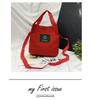 Bolso de mujer transfronterizo 2019 nuevo bolso de lona tipo clutch, monedero, bolso de hombro, bolso bandolera, entrega de una sola pieza