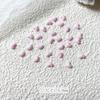 Yiwu nail art nueva joyería color real mini amor accesorios para nail art color melocotón corazón nail art joyería al por mayor