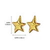 Pendientes Retro Elegantes de Moda Francesa Exquisitos con Circonita Microincrustada Perla de Imitación Flor Acero de Titanio Color Oro de 18 Quilates Sin Color para Mujer