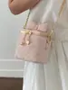 Bolso de Mano Pequeño Texturizado de Moda para Mujer 2026 Nueva Moda Bolso Caja Acolchado con Cadena Bolso Cruzado Versátil