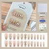 Tabletas de uñas para uso en mano 24 fototerapia parches de uñas postizas tridimensionales producto terminado tabletas de uñas desmontables