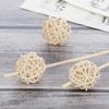 Bolinha de Rattan Natural 3cm/Cm Aromaterapia Planta Natural Bola Decorativa Feita à Mão Acessório Volátil Planta Verde Simulada