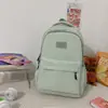Nova mochila escolar transfronteiriça para alunas, mochila de grande capacidade estilo ins, mochila de nicho simples e elegante
