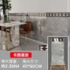 Adesivo de Parede Mármore Azulejo Imitação Rodapé Autoadesivo Papel de Parede Borda de Parede Sala de Estar Decoração de Lambril Adesivo Impermeável Banheiro