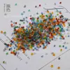 Cor mista 100 contas de diamante de cristal DIY contas soltas contas pontiagudas presilha de cabelo material para pulseira DIY colar