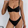 Comercio Exterior Transfronterizo Conjunto de Lencería Sexy para Mujer Talla Grande Estilo Delgado Costilla Vertical Anti-Caída Reductor de Busto Grande