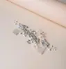 Tocados de Novia Transfronterizos Europeos y Americanos Peine para el Cabello con Pedrería y Perlas de Imitación Accesorios para el Cabello Inserción Lateral Accesorios para Vestido de Novia Venta al por Mayor