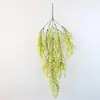 En stock Sauce Dorado Simulador Planta Verde Ratán Artificial Flor Falsa Colgante de Pared Enredadera de Flores Colgante Plantas Decorativas para el Hogar