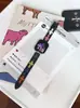 Correa de Cuero de Mezclilla con Patrón de Cruz Fina Adecuada para Apple Watch iWatch 12ª Generación 11/10Ultrase