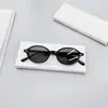 Gafas Ovaladas Pequeñas Retro Literarias con Estampado de Leopardo Marrón para Mujer con Maquillaje Sencillo, Lentes Planos Anti Luz Azul, Monturas de Aspecto Adelgazante, Modernas