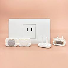 Novo caracol americano 3 furos plugue trifásico americano japonês Taiwan tomada de energia capa de proteção tomada de segurança para bebê