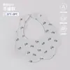 Babador Toalha de Saliva Estilo Coreano para Bebê, Babador Impermeável Anti-Regurgitação de Algodão Puro Classe A, Babador Absorvente Ampliado de Dupla Face em Formato de Pétala para Bebês