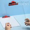 Tablero de escritura de contrachapado clip transparente carpeta acrílica A4 datos tablero de dibujo grueso clip tablero duro papelería bloc de notas bisel