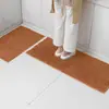 Tapete de Cozinha Longo de Chenille Resistente a Manchas, Tapete Antiderrapante para Banheiro, Capacho de Banheiro, Tapete de Chão Doméstico Absorvente de Água Antiderrapante