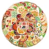 Pegatinas de graffiti de alimentos 50 piezas transfronterizas para teléfonos móviles, tazas, pegatinas decorativas impermeables resistentes a los arañazos, pegatinas para diario de mano para niños, venta al por mayor