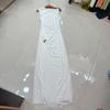 Vestido Nanyou Europeu e Americano Vietnamita de Um Ombro para Jantar Festa de Aniversário Fivela de Metal Saia Longa Vestido de Noite