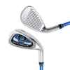 Golf Niños Principiantes Práctica Palo Madera 7 Hierro Putter Herramientas de Bola para Niños Club de Competición Bolsa para Pelotas