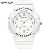 Sanda/6094 Reloj Digital Estilo Coreano Pequeño Fresco para Hombres y Mujeres, Moderno, Casual, Versátil Deportivo Resistente al Agua para Adolescentes
