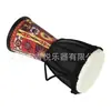 Venta al por mayor de fábrica Tambor africano Tambor de mano para niños de jardín de infantes Piel de oveja de 4 pulgadas Tela Tambor ligero Tambor de mano de Lijiang, Yunnan