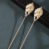 Juego Completo de Tocado de la Dinastía Han, Horquillas con Borlas para Niña, un Juego de Accesorios de Vestuario Antiguo, Elegantes Accesorios para el Cabello, Horquillas con Juego de Flores de Seda de Estilo Antiguo