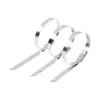 Abrazaderas de Cable de Acero Inoxidable, Abrazaderas de Cable de Auto-Bloqueo para Agrupar Cables, Abrazaderas de Cable de Acero Inoxidable 304 de Grado Marino, Abrazaderas de Fijación Resistentes a Altas Temperaturas