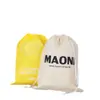 Bolsa de tela no tejida con cordón Mochila Bolsa con cordón Empaque de regalo Bolsa de tela Bolsa para juguetes y zapatos Bolsa de almacenamiento a prueba de polvo