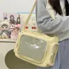 Nova bolsa tiracolo da moda estilo japonês, de alta aparência, estilo universitário, fresca e doce, para meninas, leve e adequada para o uso diário