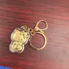 Mini Colgante de Gato Kt Dorado de Imitación, Llavero de Lámina Dorada de Imitación, Colgante para Cadena de Teléfono, Regalo Promocional Popular