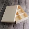 Caja de embalaje de madera para Año Nuevo, crujiente de yema de huevo y bocadillos de frutas, caja de madera, pastel chino, pastel de luna, pastel de frijoles mungo, caja de regalo 4 6
