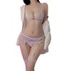 Golden Night Sexy Underwear Roupa íntima feminina Sexy Pure Desire Temptation Arquivo aberto Sem decolagem plus size Sem decolagem Perspectiva Renda Perspectiva