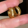 Ear cuffs de prata pura S925 com design nicho estilo coreano, gravados em CNC, vintage, brilhantes, brincos coreanos simples e estilosos
