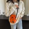 Bolsa de Compras Leve Estilo Coreano para Mulheres 2026 Nova Cordão Nylon Verão Bolsa para Celular Bolsa de Ombro Cruzada Casual