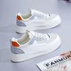 Sapatos Brancos Sapatos Femininos 2025 Verão Novo Versátil Primavera e Outono Malha Respirável Finos Estudante Casual Esportivos Sapatos de Malha