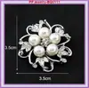 Alfinete de lapela feminino estiloso coreano com pérolas incrustadas flor doce broche de temperamento pin de corsage versátil para roupas promoção