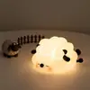 Luz Nocturna Popular con Forma de Nube de Silicona Transfronteriza, Lámpara Sensible al Tacto, Lámpara de Mesa Recargable, Luz Ambiental, Lámpara de Mesita de Noche, Lámpara de Regalo