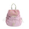 Mochila Transfronteiriça de Verão Dopamina Cor Contrastante Bolsa Feminina Deslocamento Leve Exterior Desenho Animado Mochila Menina Mochila Escolar Fofa