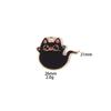 Paraguas de demonio diy transfronterizo gato gato blanco y negro halloween accesorios de aleación de zinc collar llave