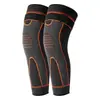 Rodilleras Deportivas Extensibles para Calor, Baloncesto, Correr, Protección contra el Frío, Protección de Rodilla para Hombres y Mujeres, Tejidas para Ciclismo Estilo Largo con Correas, Absorción de Impactos