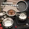 Buerk Equipo para Acampar y Picnic al Aire Libre, Juego Completo de Utensilios de Cocina para Acampar, Set Familiar de Ollas para Acampar al Aire Libre de 304 Piezas