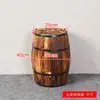Caja de Almacenamiento de Accesorios Estilo Bosque para Boda Decoración de Camino para Boda en el Césped Exhibición de Ventana Arreglo de Área de Bienvenida Cubo de Madera Pantalla Adorno