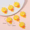 Accesorios para joyería DIY, colgantes de resina, aretes, llaveros, accesorios con cuentas, pulseras de dibujos animados, accesorios para cadena de teléfono
